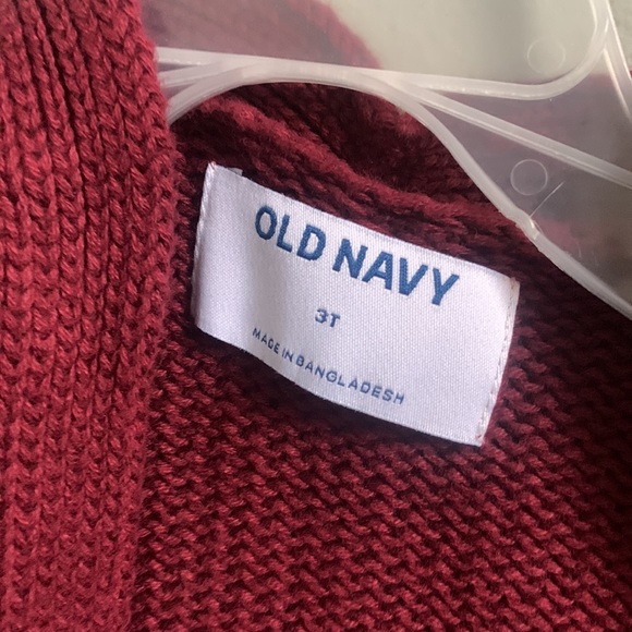 Girls old navy Maroon cardigan - Picture 2 of 5